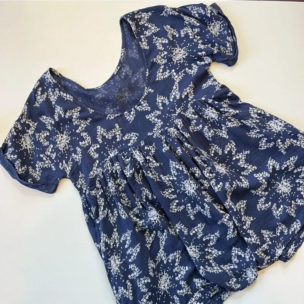 Free People Belezza Printed Babydoll Dress Small - Picture 5 of 10